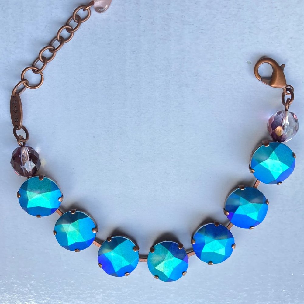 Sabika Emerge Matte Blue Vienna Bracelet